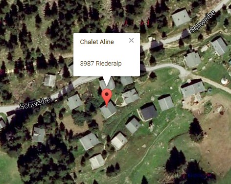 Chalet Aline Lage Schweibe